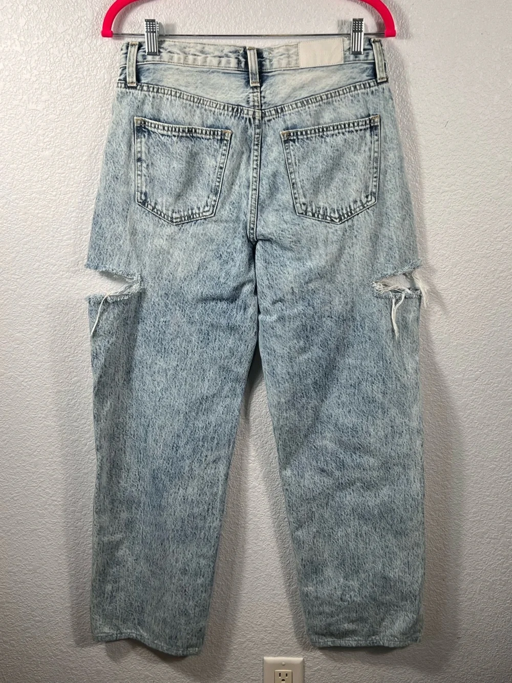 PISTOLA DENIM Bobbie High Rise Jeans In Clear Waters Sz 26/27 Runs Large Cotton